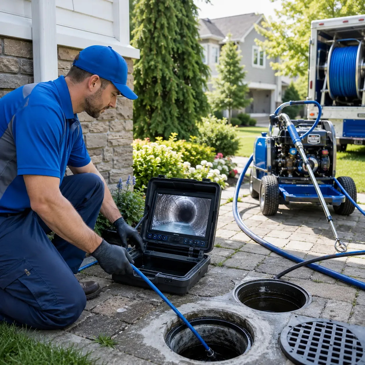 Outdoor drain cleaning professionals serving Edwardsville, KS