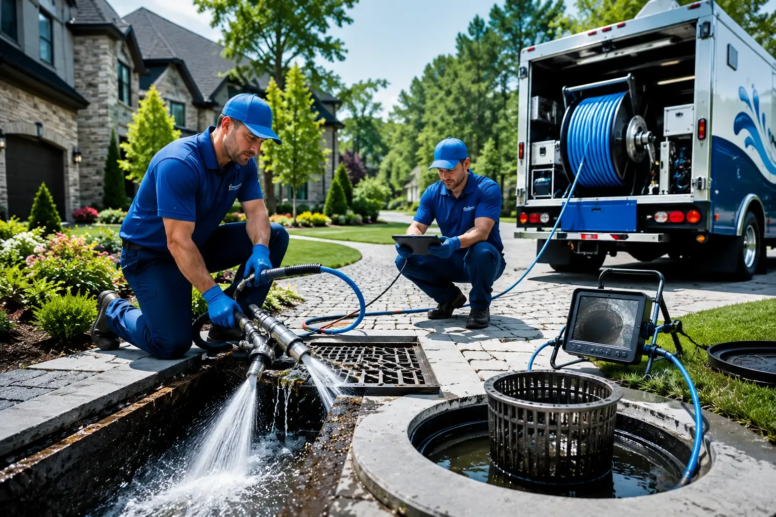 Local outdoor drain cleaning professionals in Edwardsville, KS