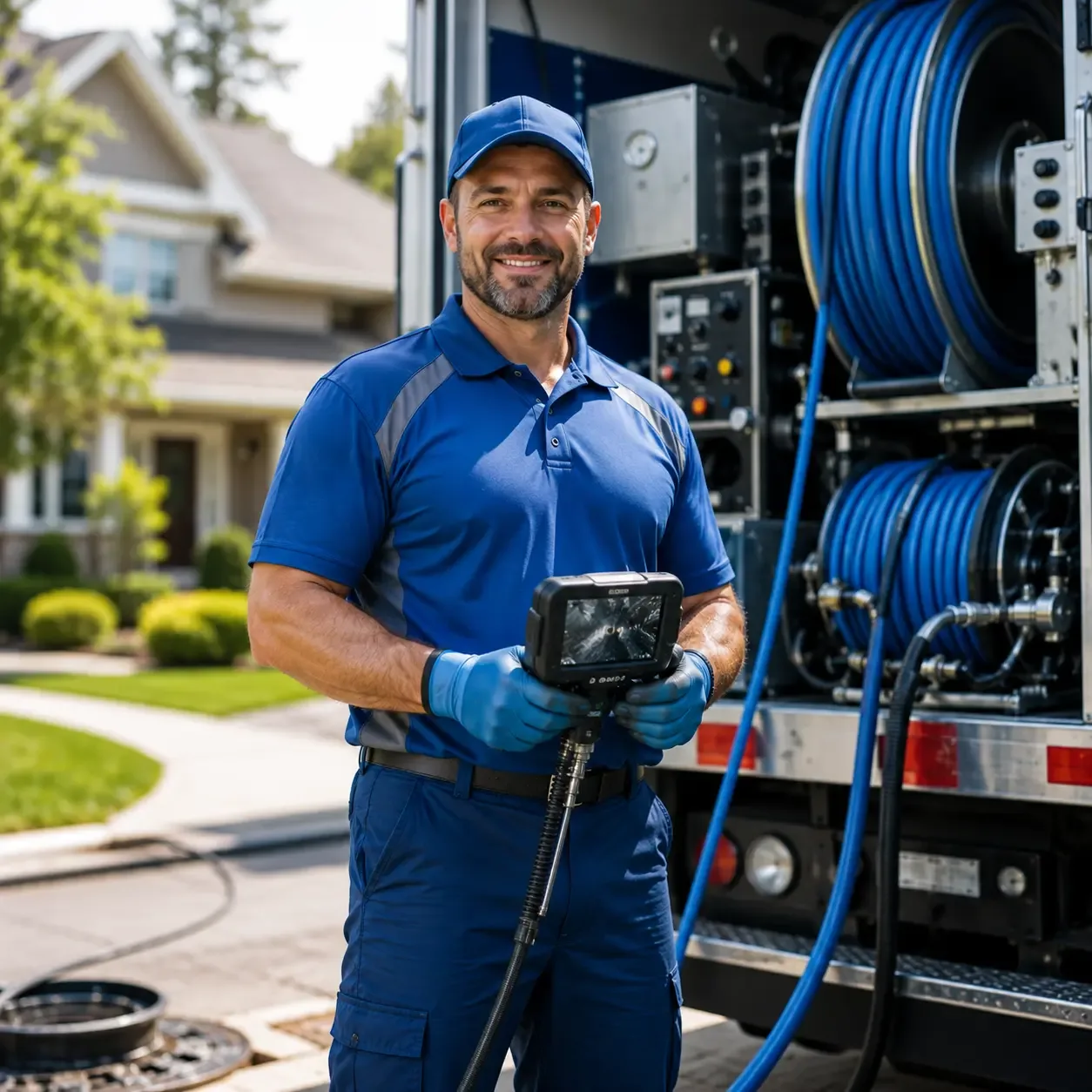 Local outdoor drain cleaning specialists in Edwardsville, KS